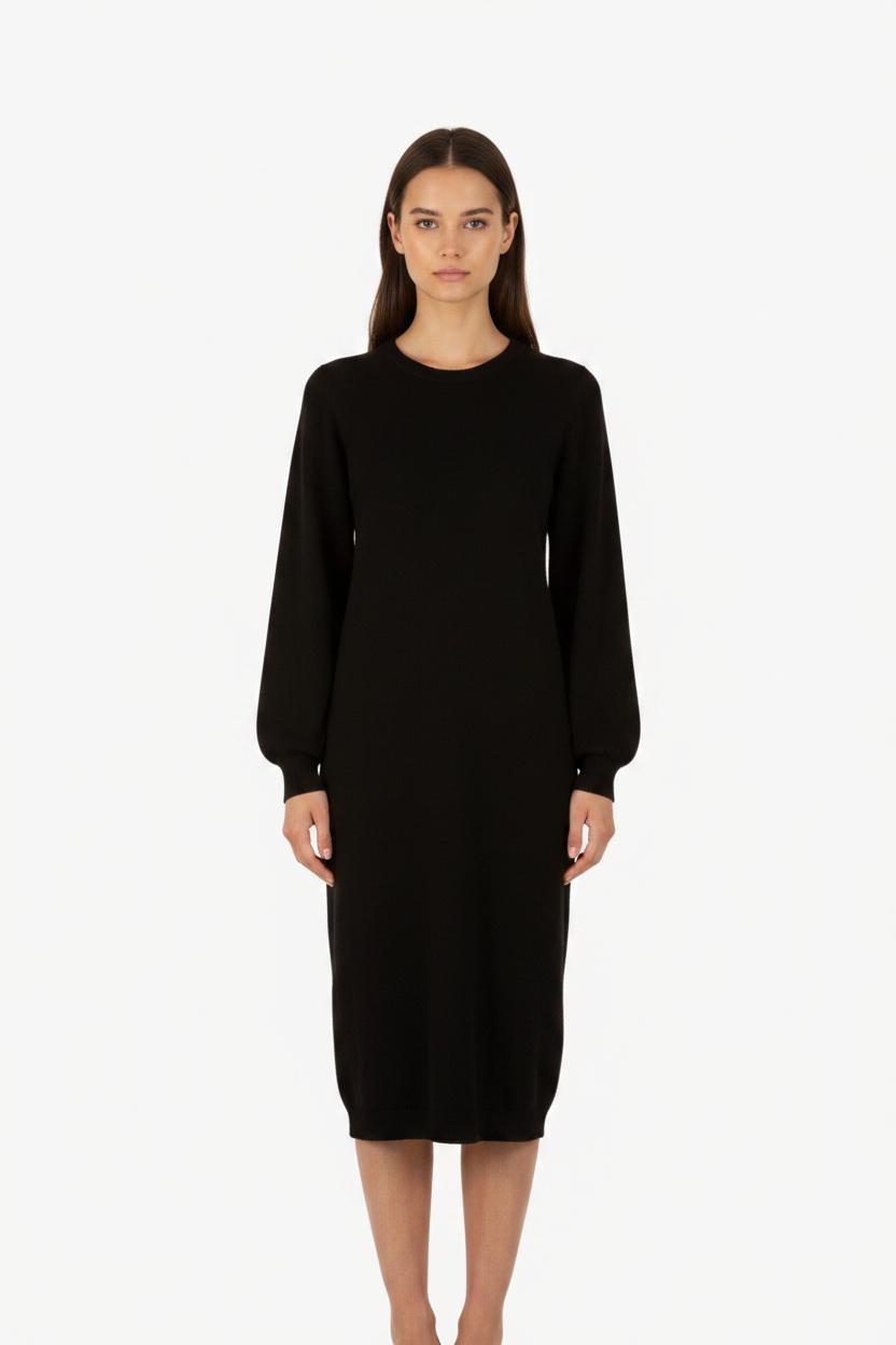 Robe Pull Noire - Taille S/36