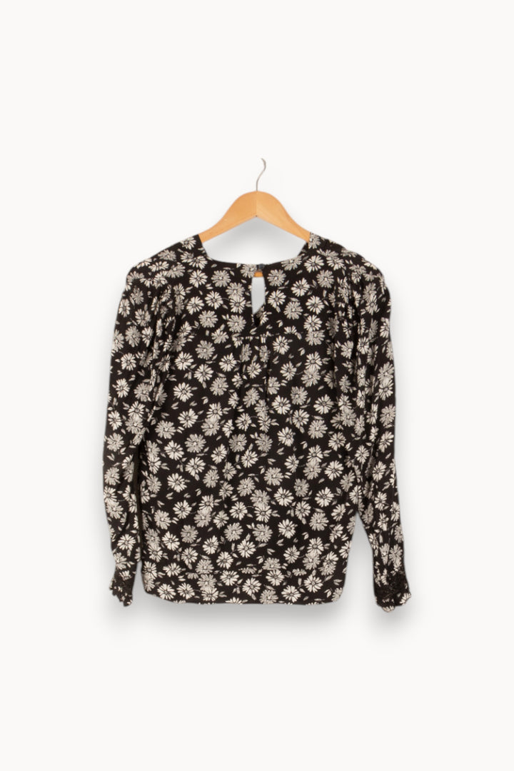 Blouse Noire et Blanche - Taille S/36 de la marque Maison 123 | PARAD48749 - Vendu par Paradigme - Image 4