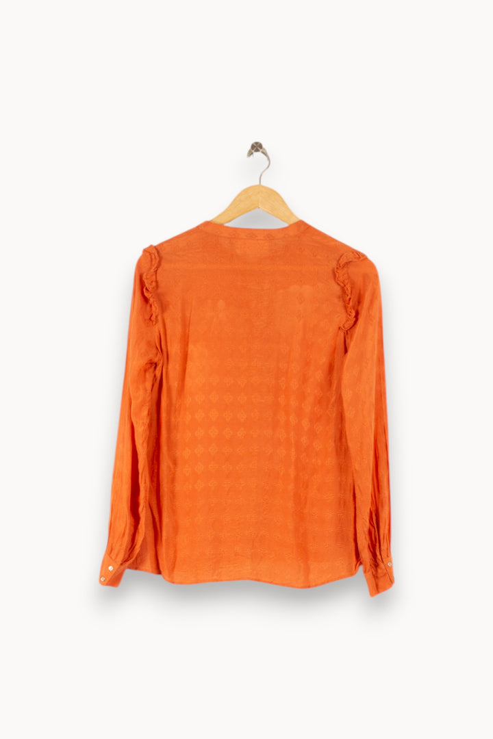 Blouse Orange - Taille M/38 de la marque Sud express | PARAD48767 - Vendu par Paradigme - Image 4