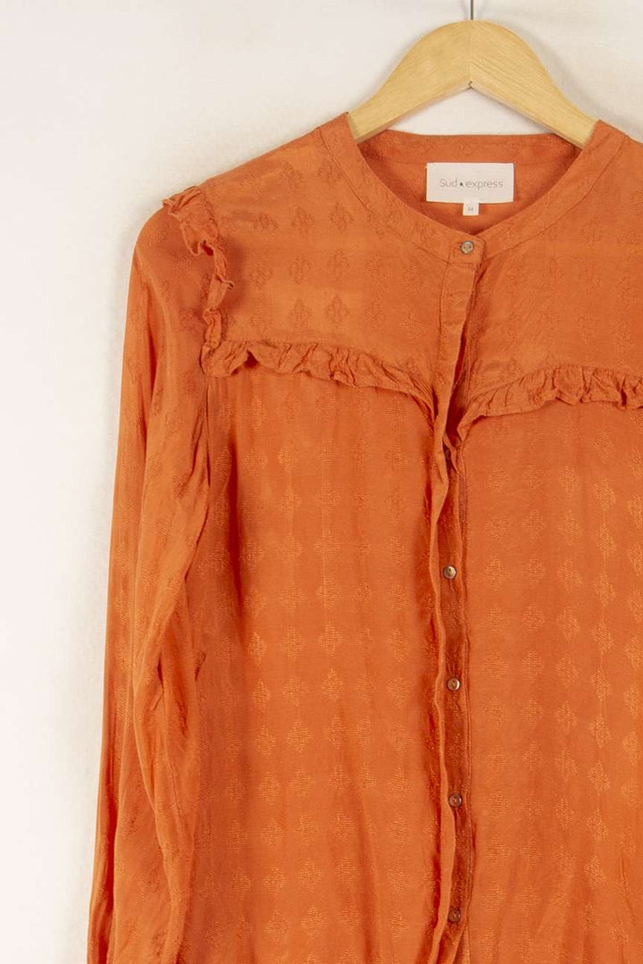 Blouse Orange - Taille M/38 de la marque Sud express | PARAD48767 - Vendu par Paradigme - Image 3
