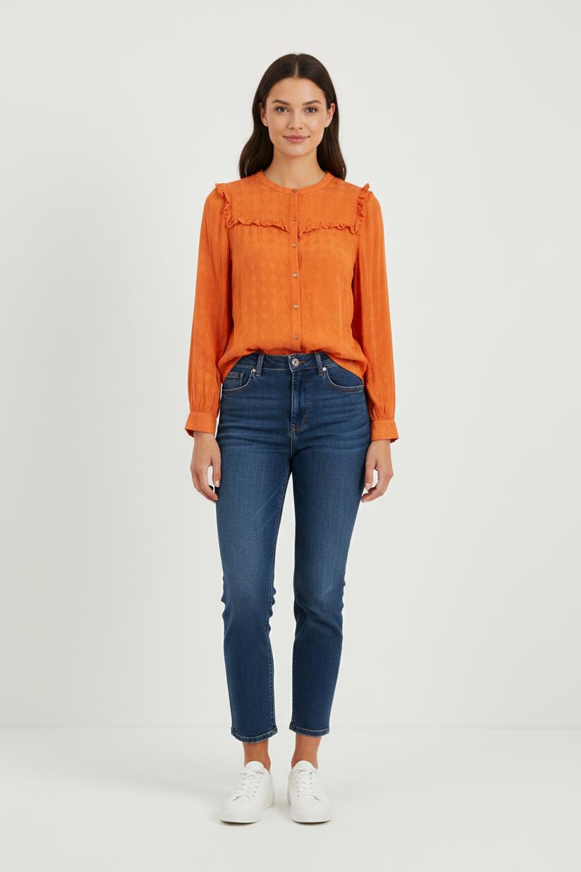 Blouse Orange - Taille M/38