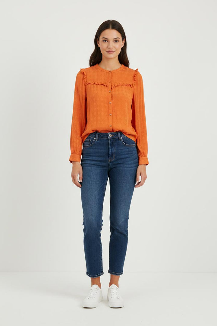 Blouse Orange - Taille M/38