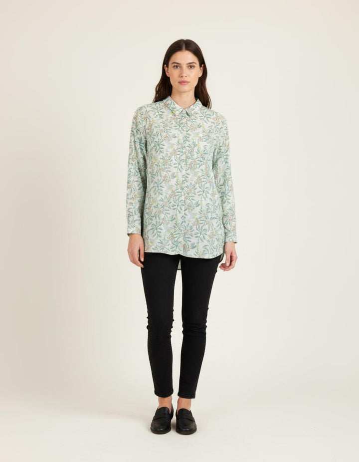 Chemise Verte et Blanche - Taille L/40