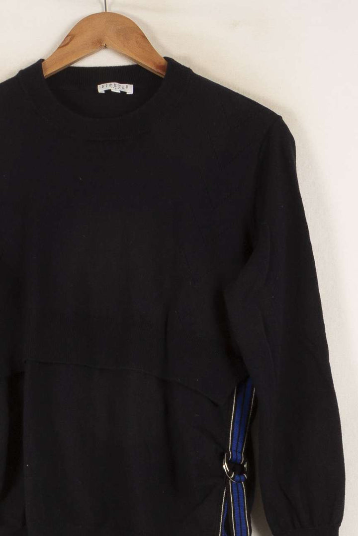 Pull Noir et Bleu - Taille L/40 de la marque Claudie Pierlot | PARAD48782 - Vendu par Paradigme - Image 3
