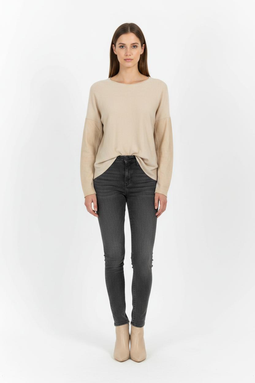 Pull Beige - Taille S/36 de la marque Maje | PARAD48789 - Vendu par Paradigme - Image 1