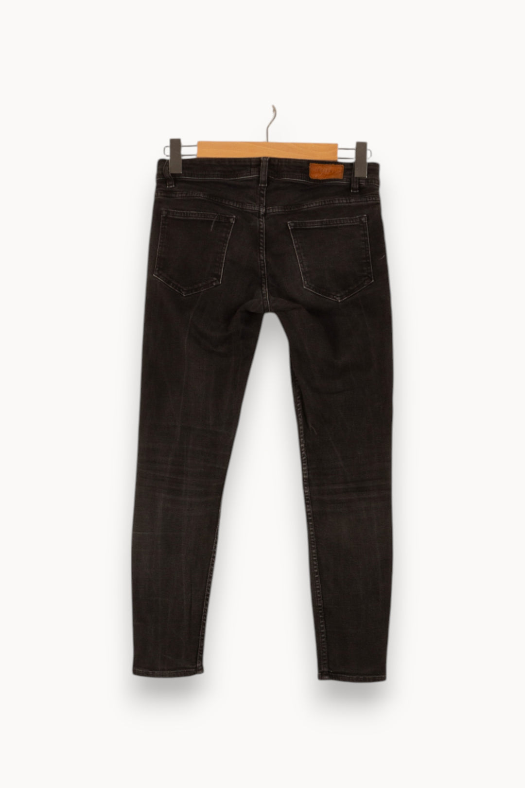 Jean Skinny Noir - Taille S/36 de la marque Sézane | PARAD48792 - Vendu par Paradigme - Image 3