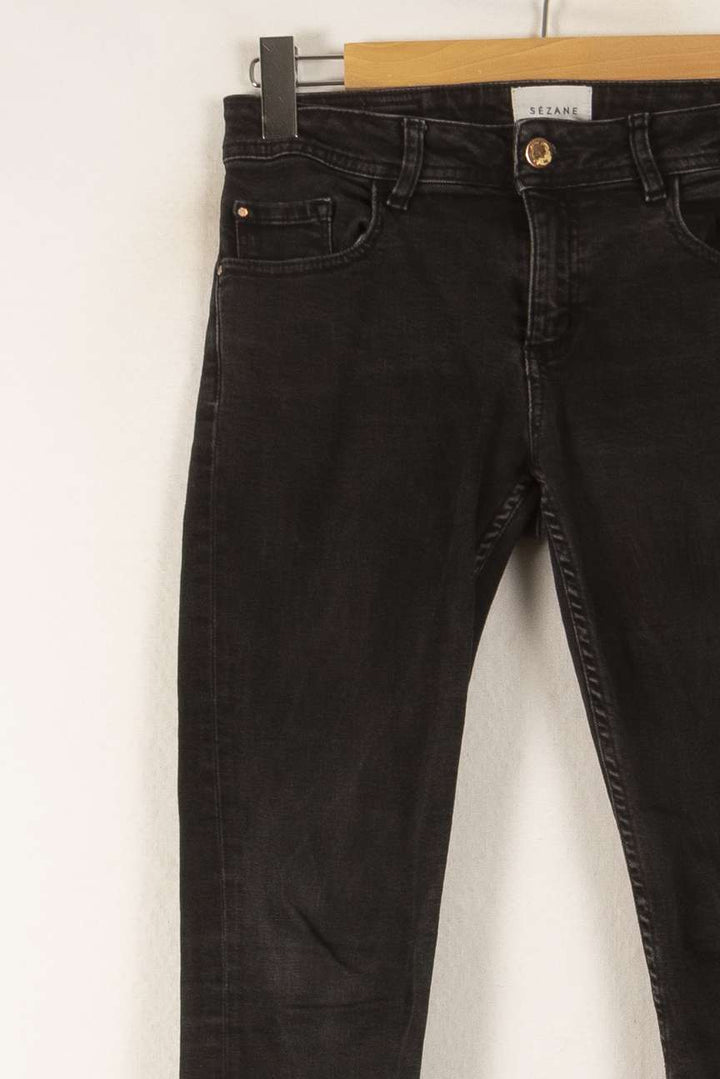 Jean Skinny Noir - Taille S/36 de la marque Sézane | PARAD48792 - Vendu par Paradigme - Image 5