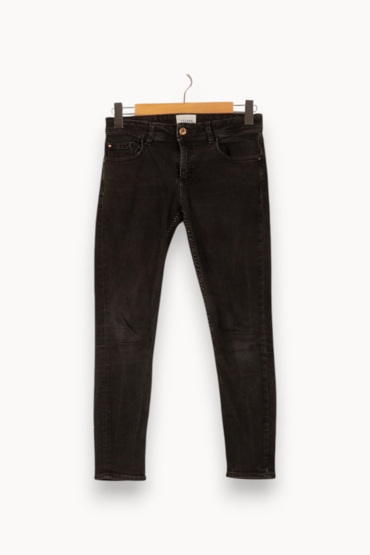 Jean Skinny Noir - Taille S/36 de la marque Sézane | PARAD48792 - Vendu par Paradigme - Image 2