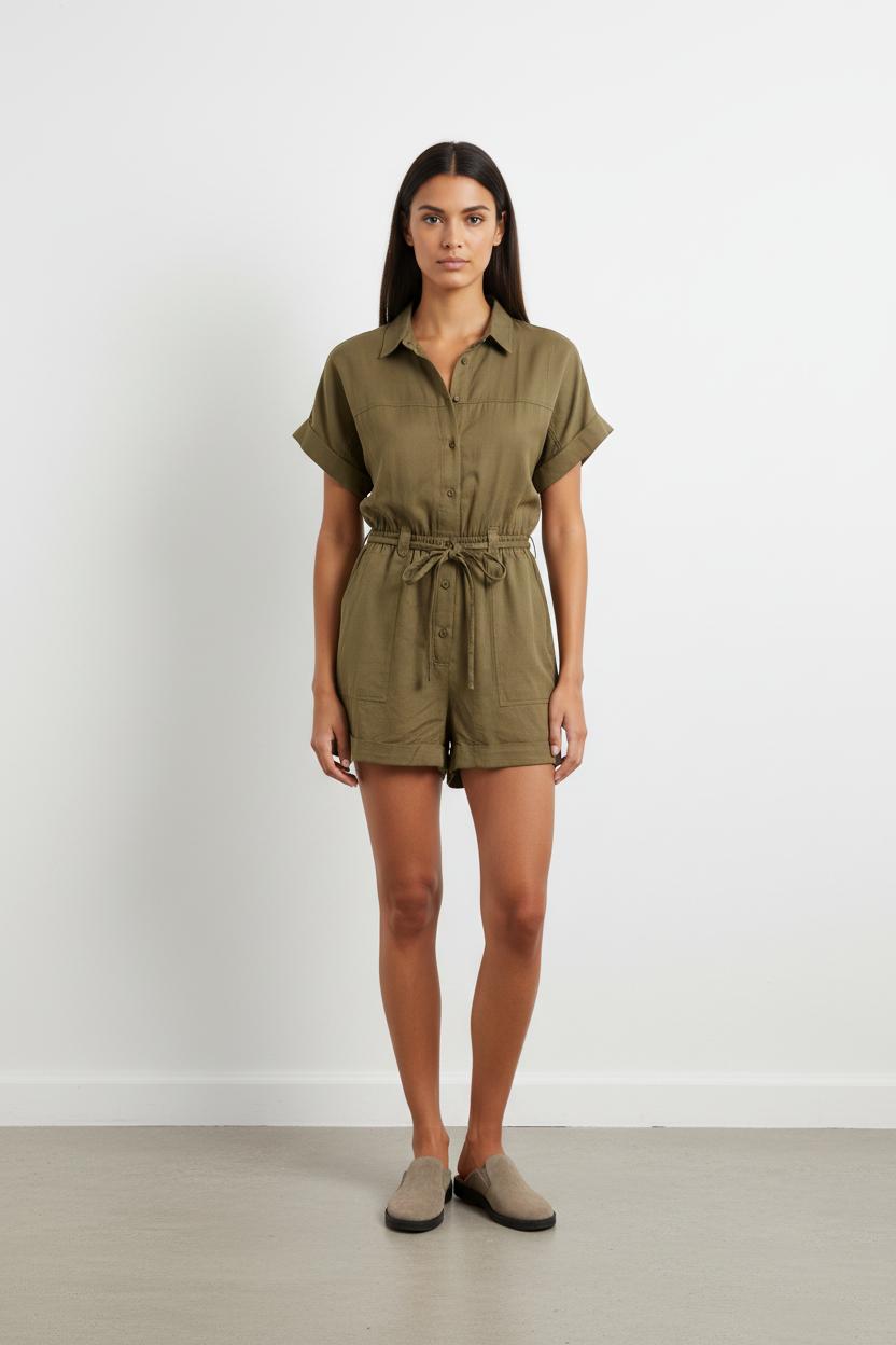 Combishort Vert - Taille XS/34