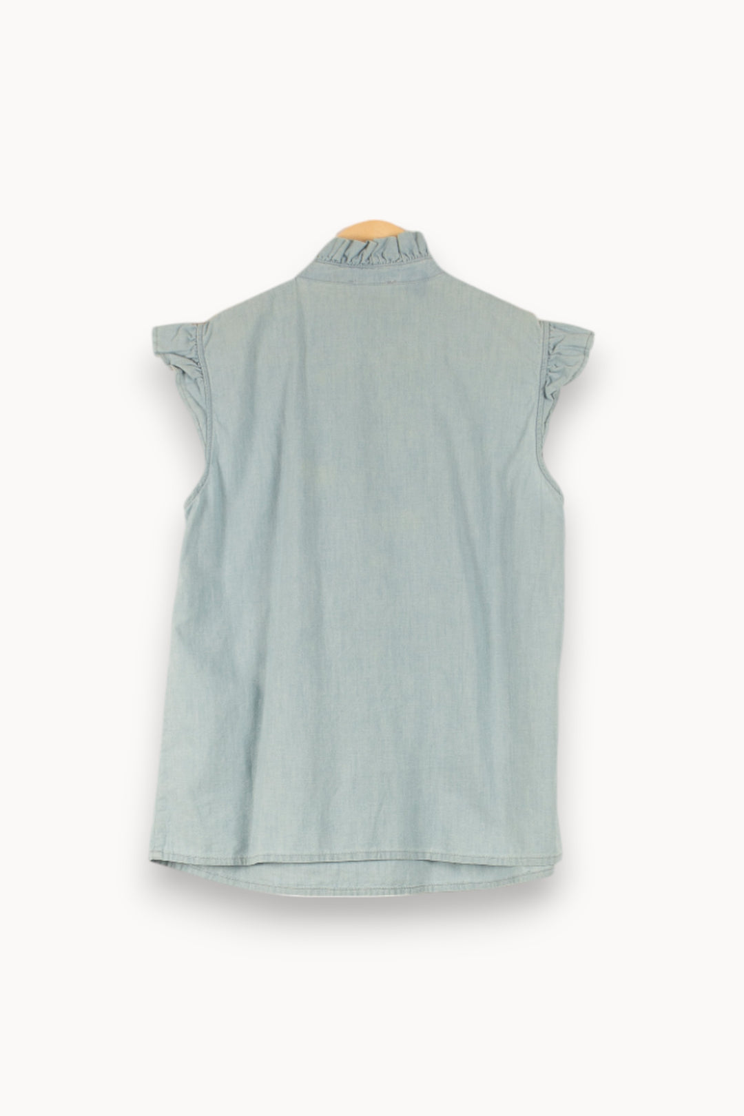 Blouse Bleu - Taille M/38 de la marque Claudie Pierlot | PARAD48799 - Vendu par Paradigme - Image 4