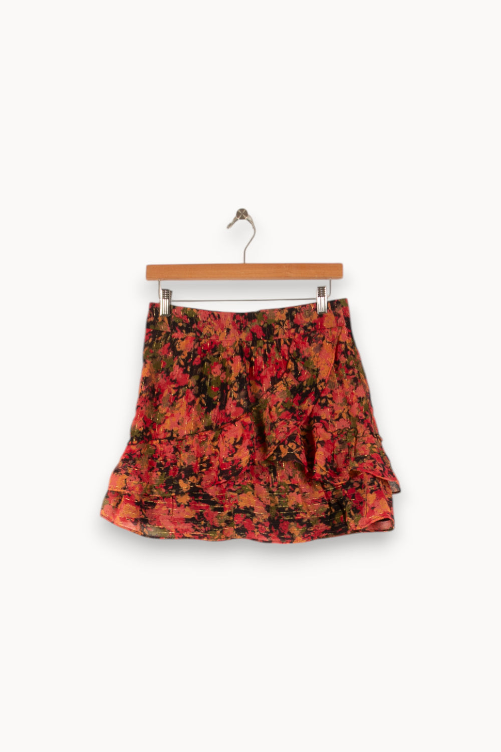 Jupe Volantée Multicolore - Taille S/36 de la marque Sézane | PARAD48802 - Vendu par Paradigme - Image 2