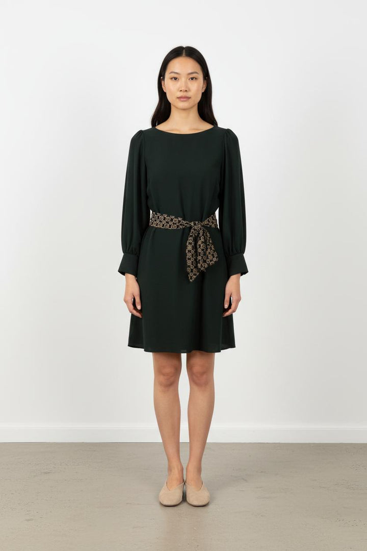 Robe Courte Verte et Noire - Taille S/36