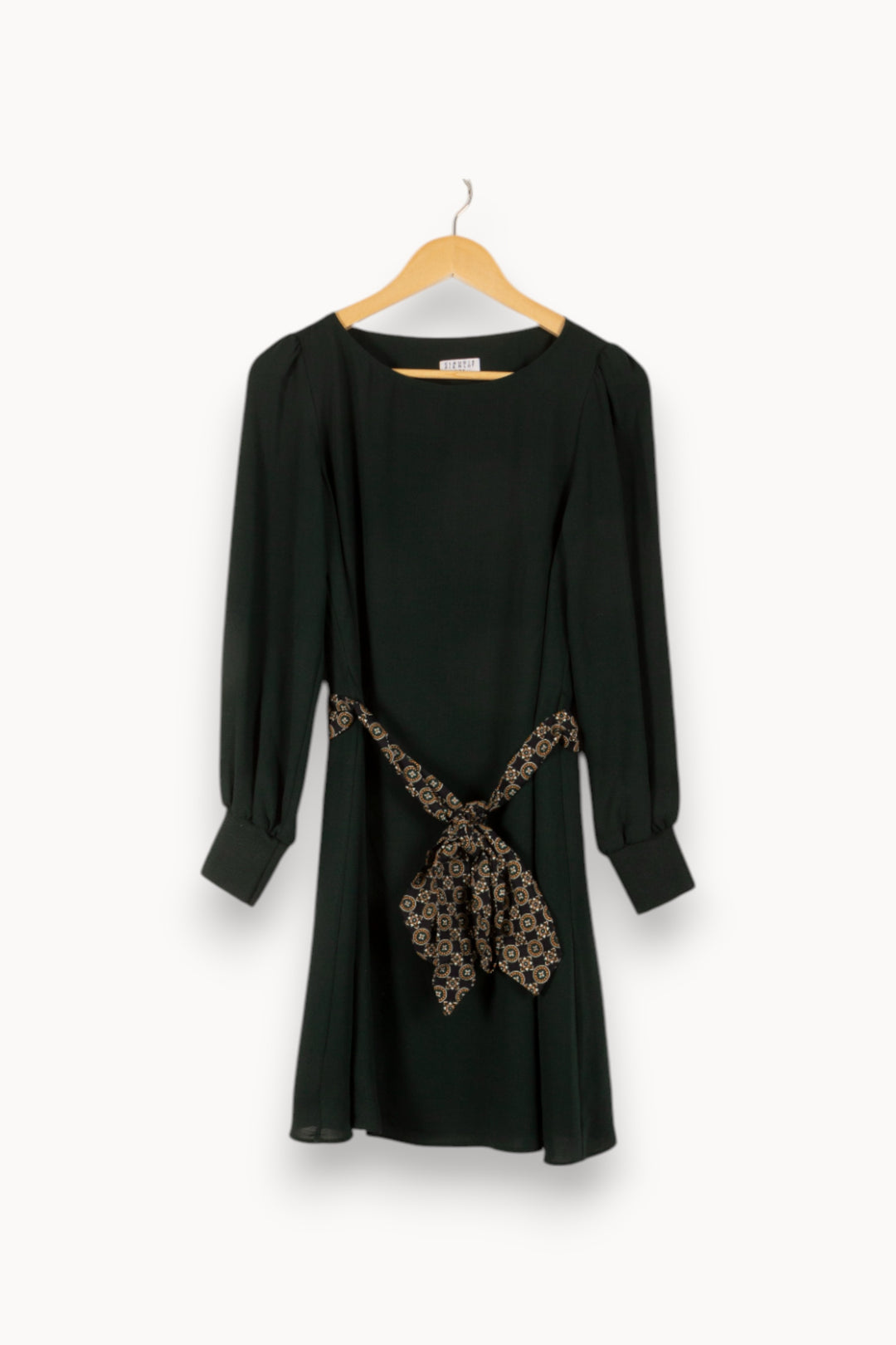 Robe Courte Verte et Noire - Taille S/36 de la marque Claudie Pierlot | PARAD48804 - Vendu par Paradigme - Image 2