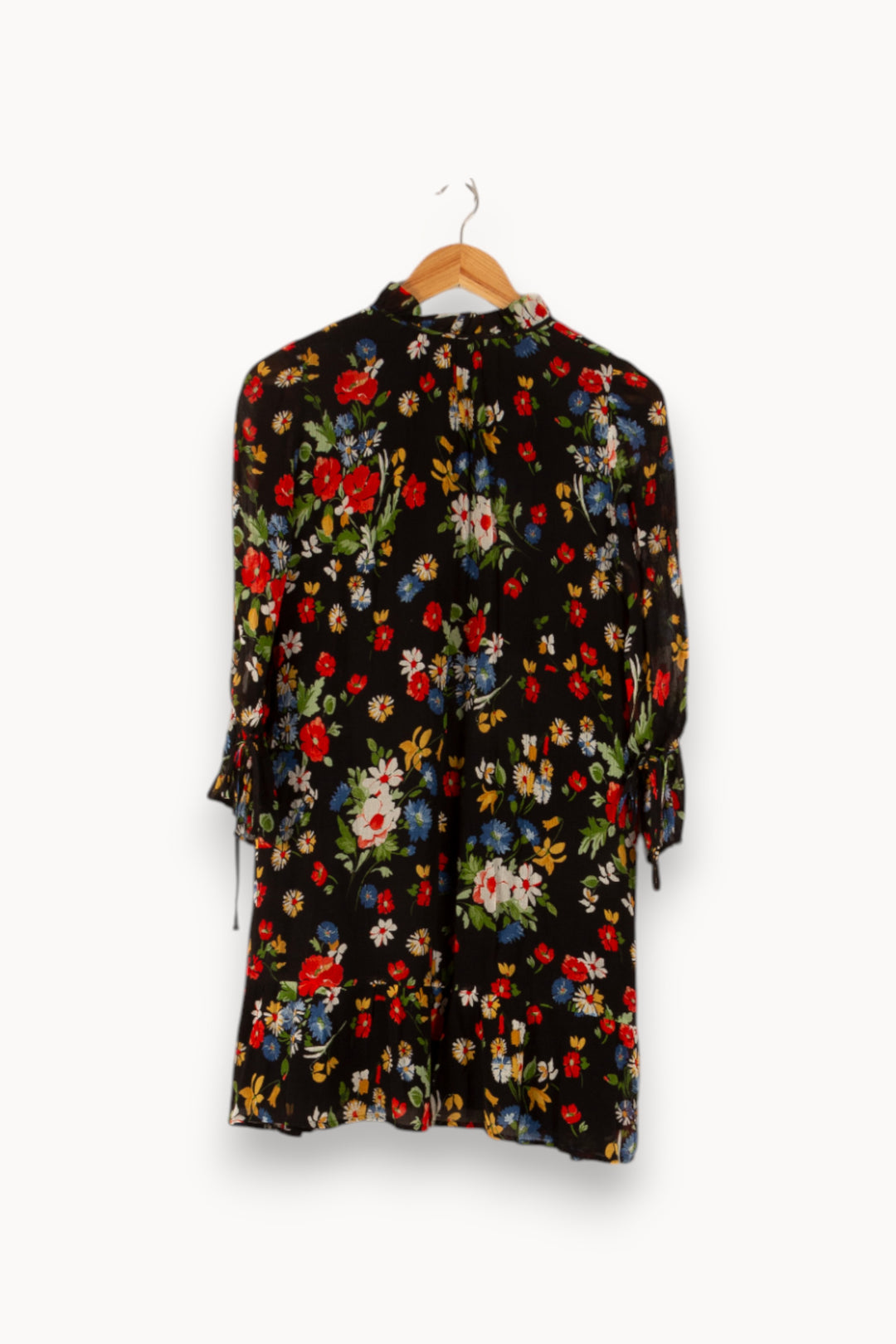 Robe Courte Noire et Multicolore - Taille S/36 de la marque Sézane | PARAD48805 - Vendu par Paradigme - Image 4