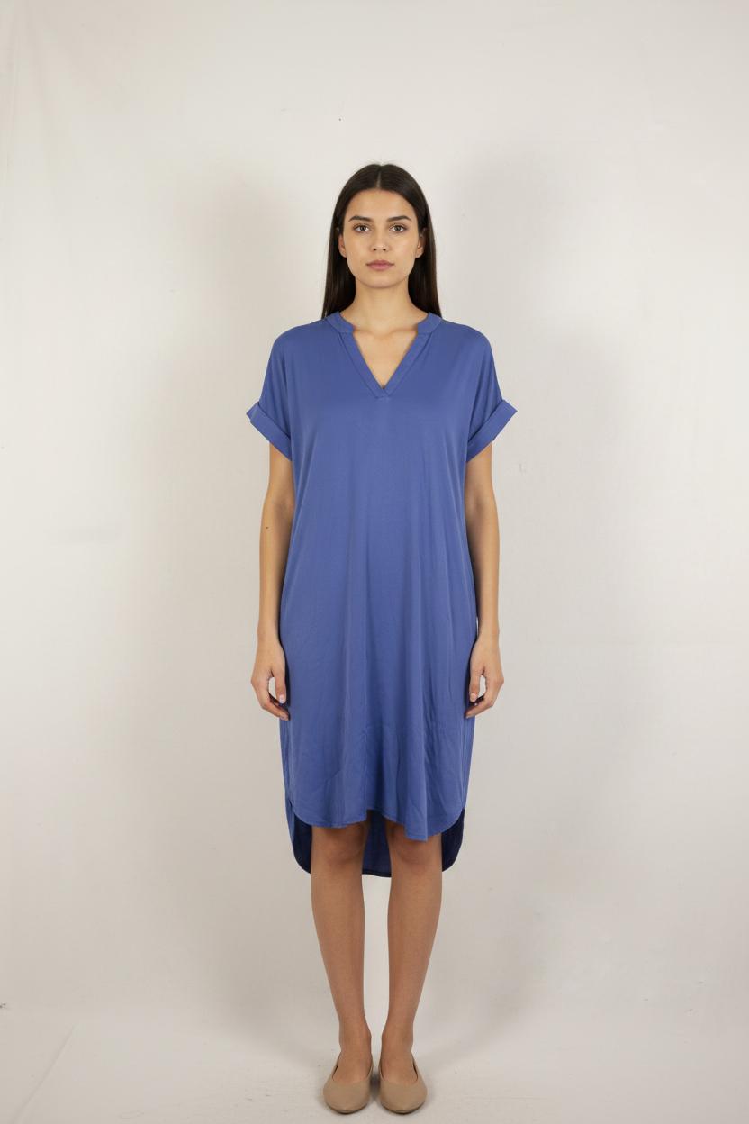 Robe Chemise Bleue - Taille S/36
