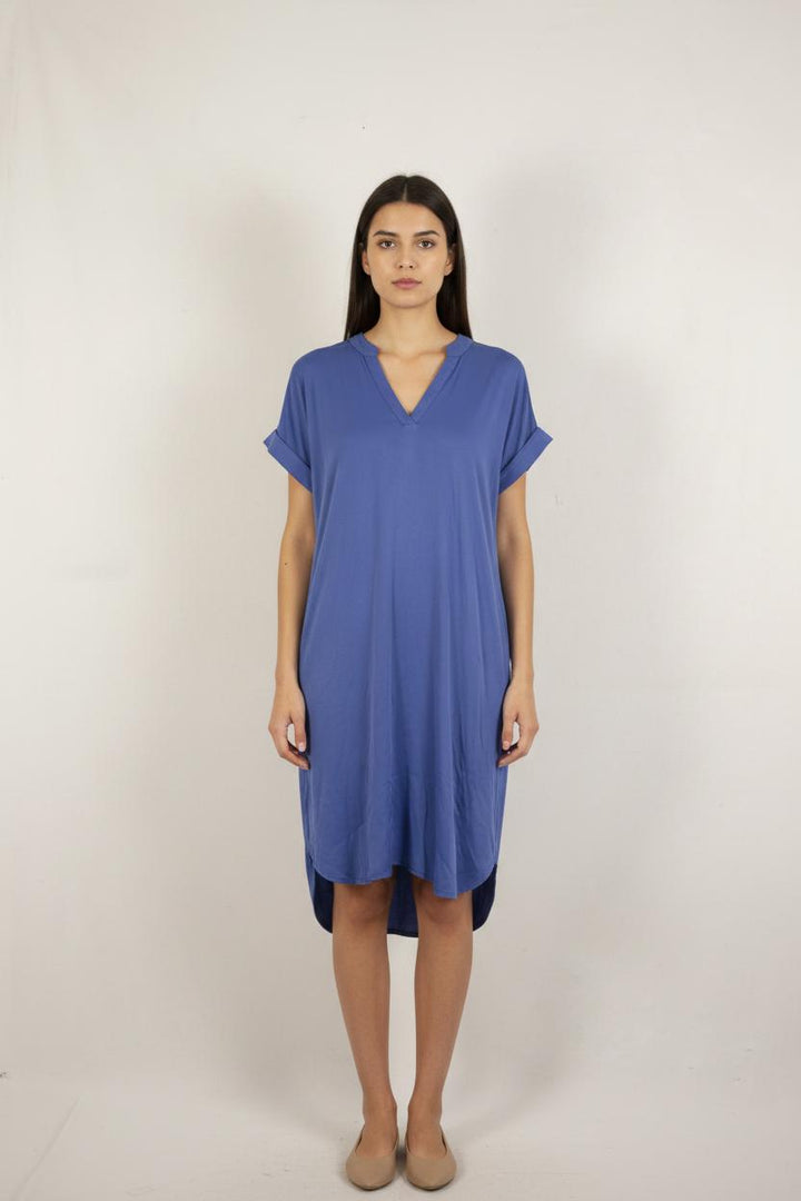 Robe Chemise Bleue - Taille S/36