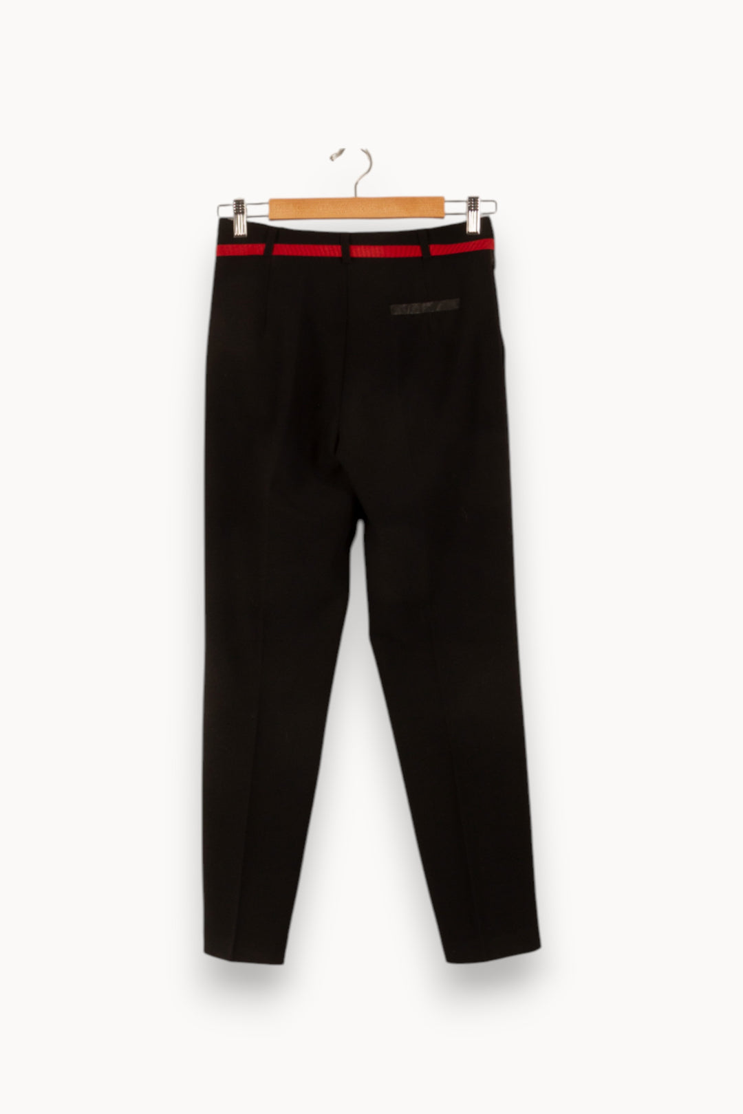 Pantalon Noir et Rouge - Taille S/36 de la marque La Fée Maraboutée | PARAD48812 - Vendu par Paradigme - Image 4