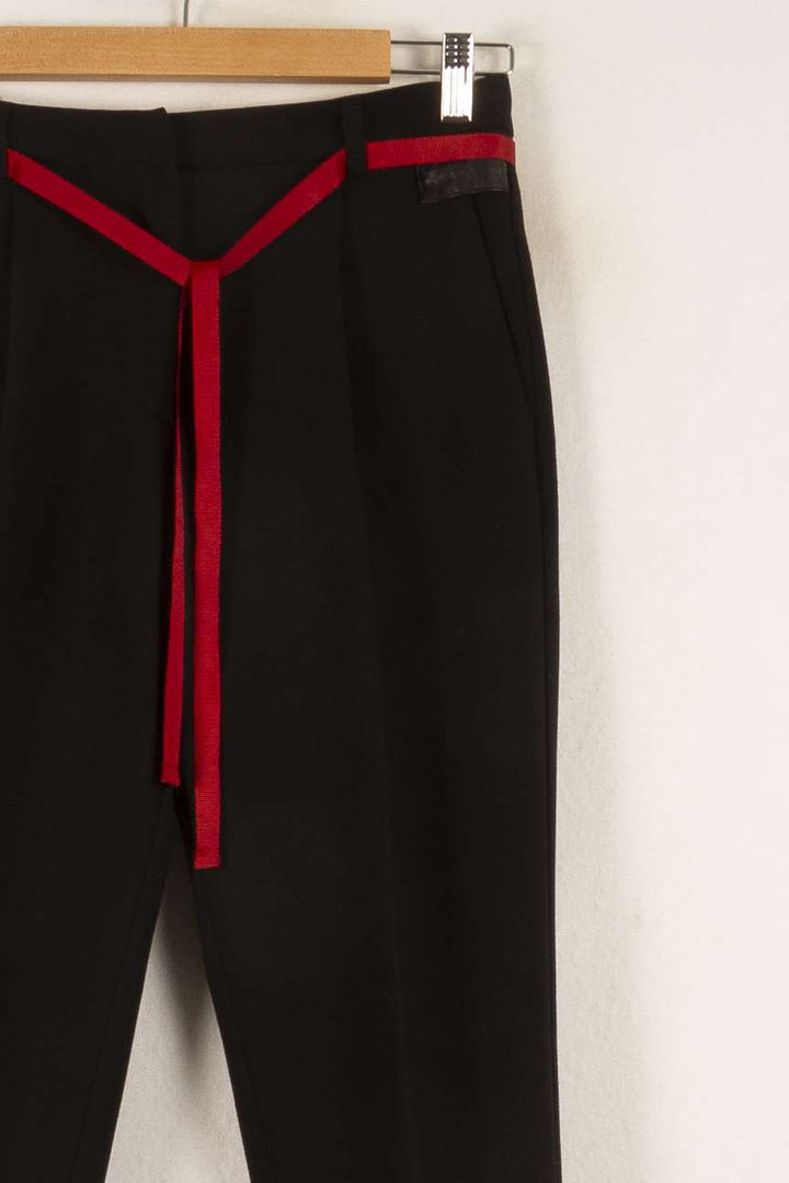 Pantalon Noir et Rouge - Taille S/36 de la marque La Fée Maraboutée | PARAD48812 - Vendu par Paradigme - Image 3