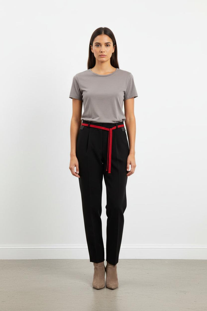 Pantalon Noir et Rouge - Taille S/36
