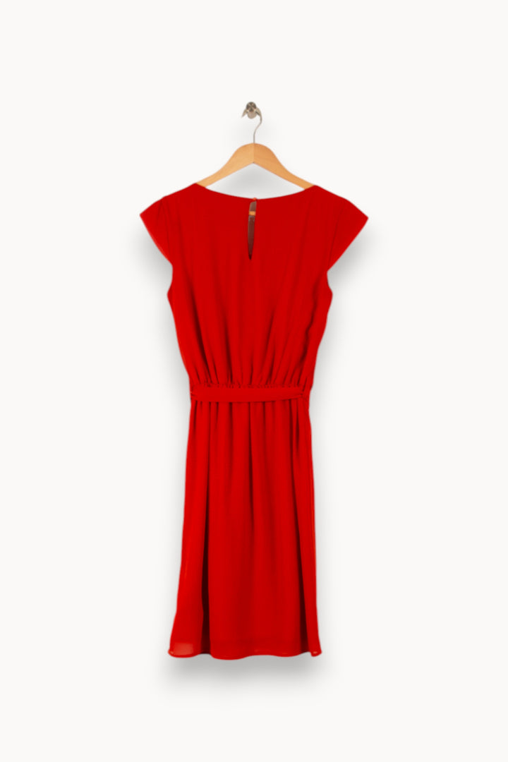 Robe Rouge - Taille S/36 de la marque La Fée Maraboutée | PARAD48813 - Vendu par Paradigme - Image 4