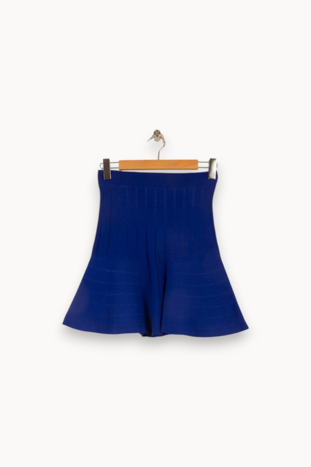 Jupe Courte Bleue - Taille L/40 de la marque Sandro | PARAD48830 - Vendu par Paradigme - Image 4