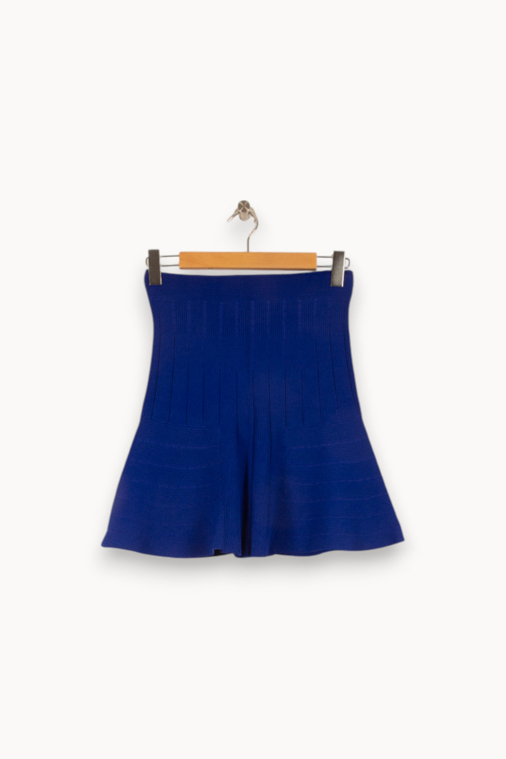 Jupe Courte Bleue - Taille L/40 de la marque Sandro | PARAD48830 - Vendu par Paradigme - Image 2