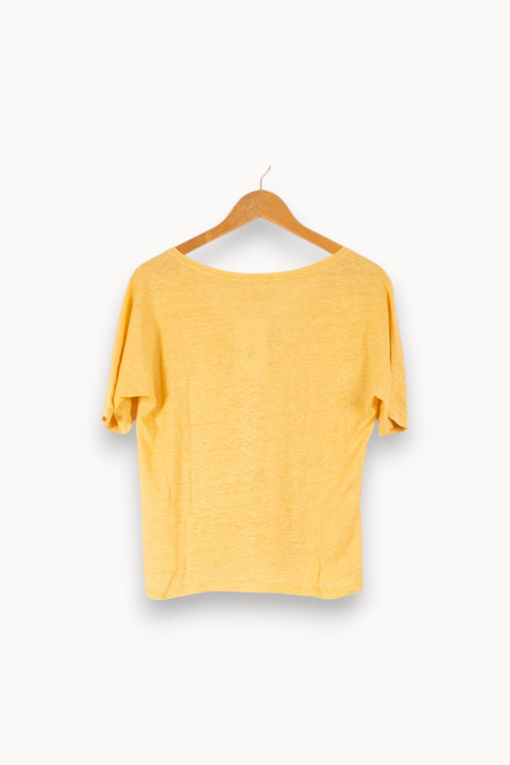Tee-shirt Jaune - Taille XS/34 de la marque Des petits hauts | PARAD48840 - Vendu par Paradigme - Image 4