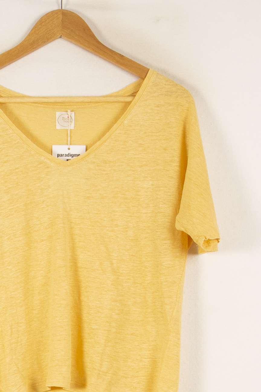 Tee-shirt Jaune - Taille XS/34 de la marque Des petits hauts | PARAD48840 - Vendu par Paradigme - Image 3