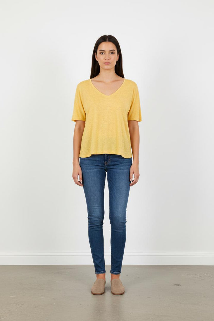 Tee-shirt Jaune - Taille XS/34