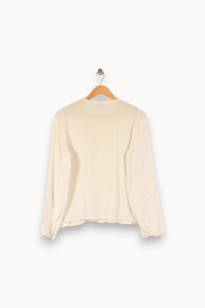 Blouse Blanche - Taille M/38 de la marque Balzac Paris | PARAD48852 - Vendu par Paradigme - Image 4