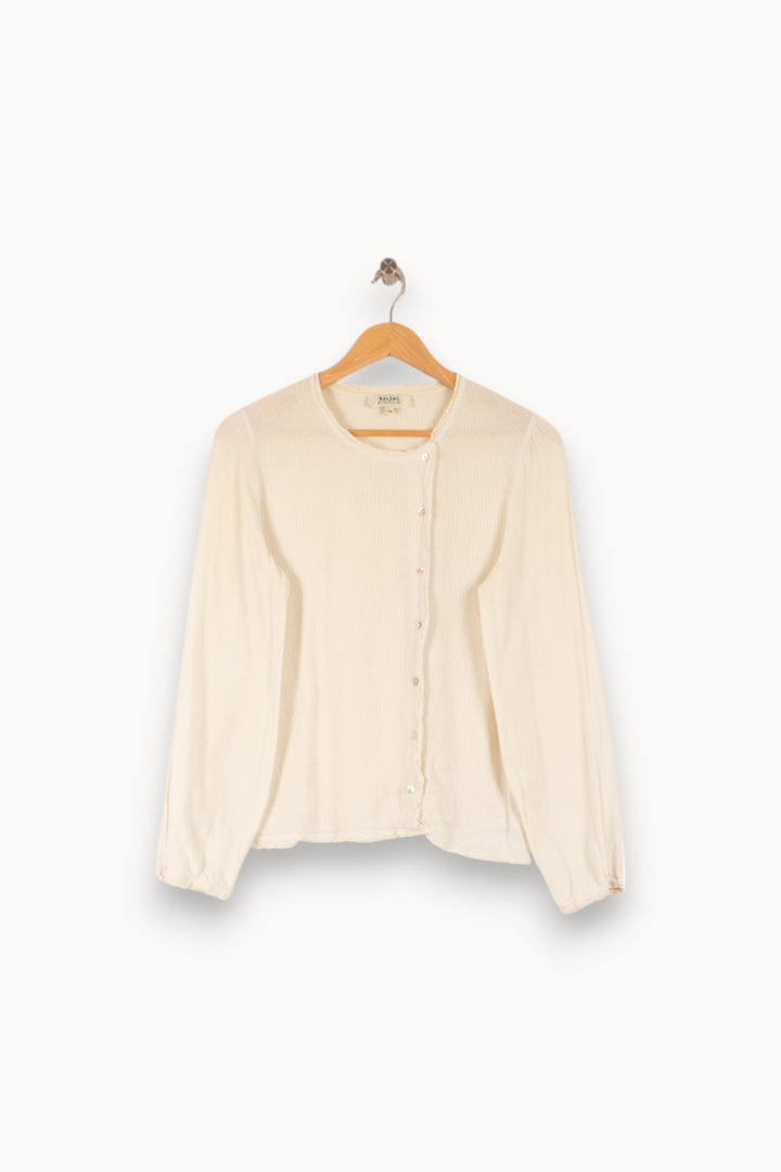 Blouse Blanche - Taille M/38 de la marque Balzac Paris | PARAD48852 - Vendu par Paradigme - Image 2