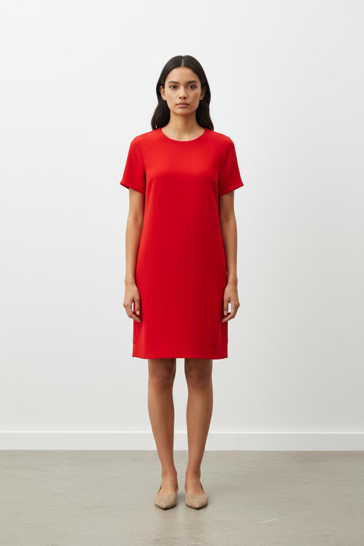 Robe Droite Rouge - Taille S/36