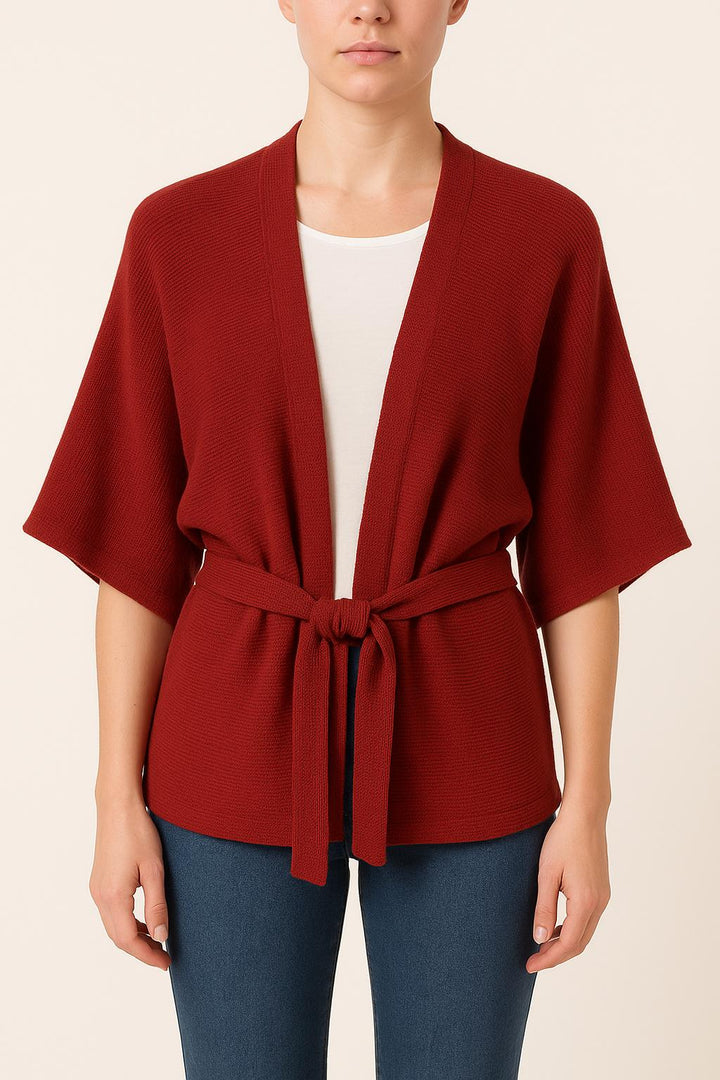 Kimono Bordeaux - Taille S/36 de la marque Maje | PARAD48861 - Vendu par Paradigme - Image 1