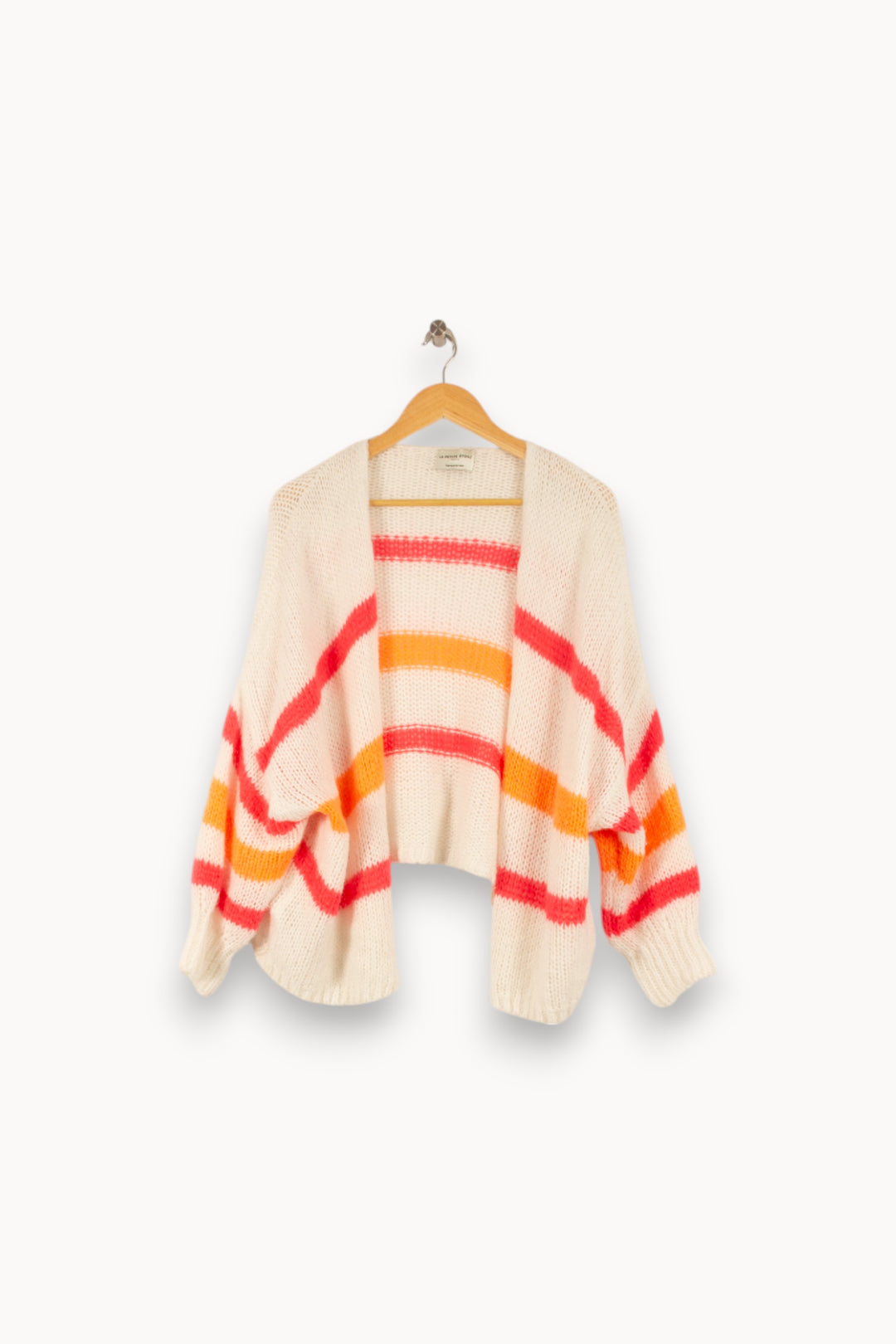 Cardigan Blanc Orange et Rose - Taille T.U. de la marque La Petite Etoile | PARAD48864 - Vendu par Paradigme - Image 2