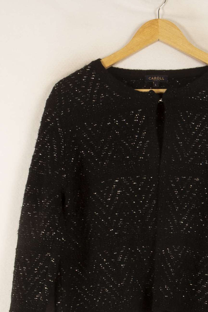 Gilet Noir - Taille L/40 de la marque Caroll | PARAD48865 - Vendu par Paradigme - Image 3