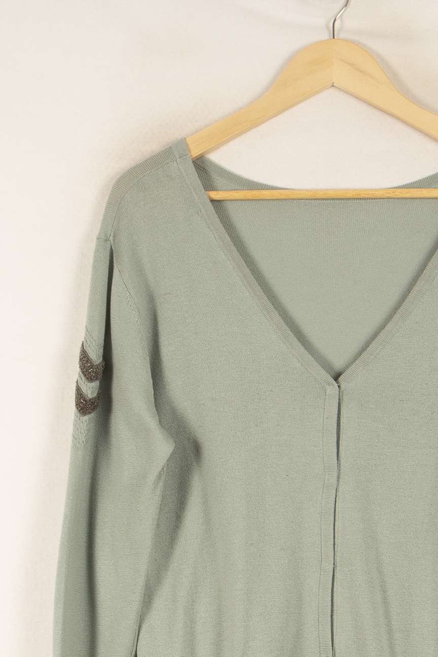 Cardigan Vert - Taille S/36 de la marque IKKS | PARAD48866 - Vendu par Paradigme - Image 3