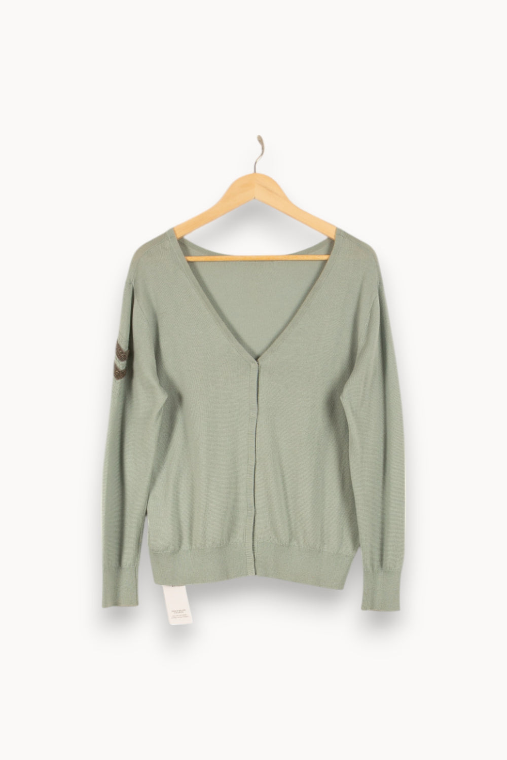 Cardigan Vert - Taille S/36 de la marque IKKS | PARAD48866 - Vendu par Paradigme - Image 2
