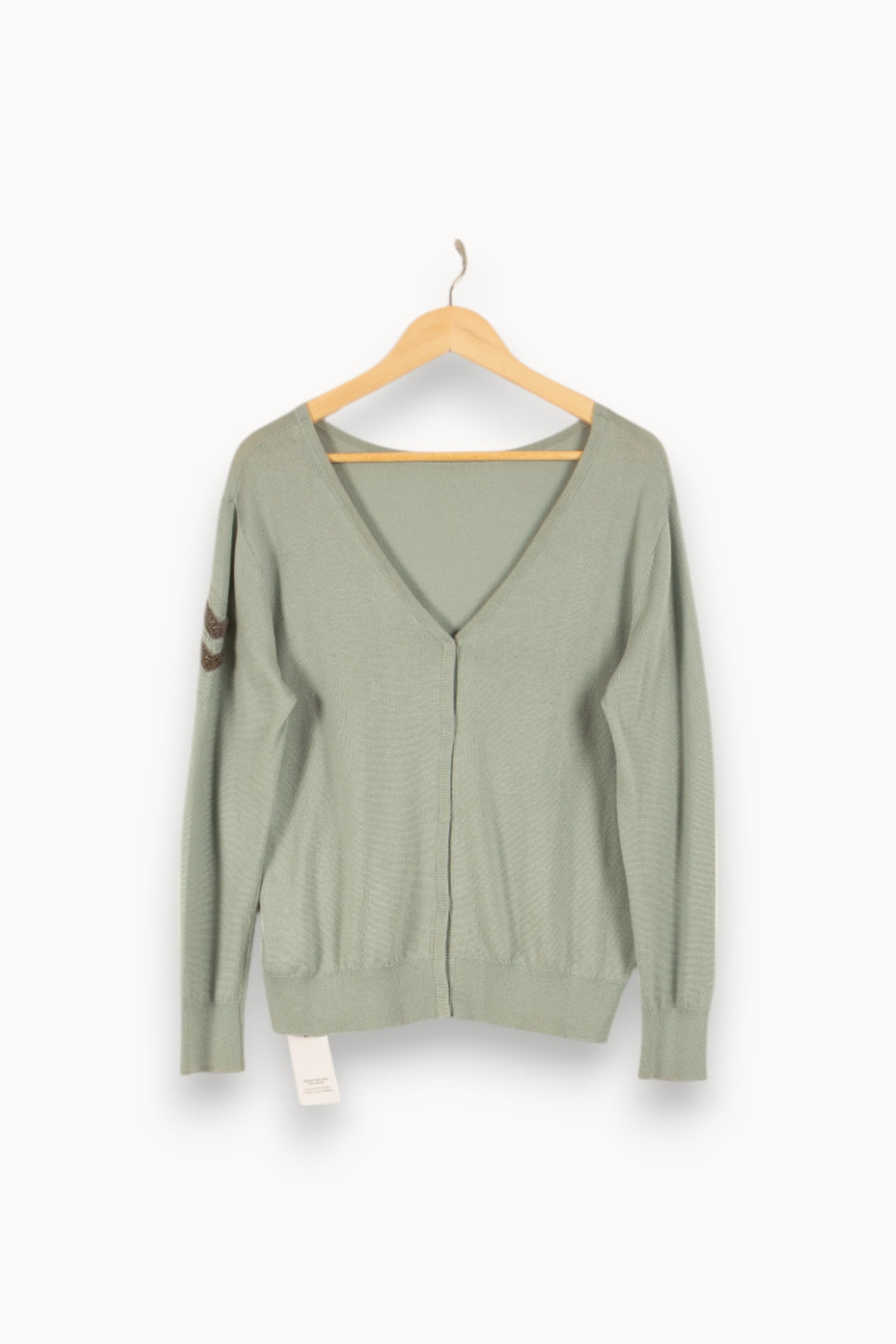 Cardigan Vert - Taille S/36 de la marque IKKS | PARAD48866 - Vendu par Paradigme - Image 2
