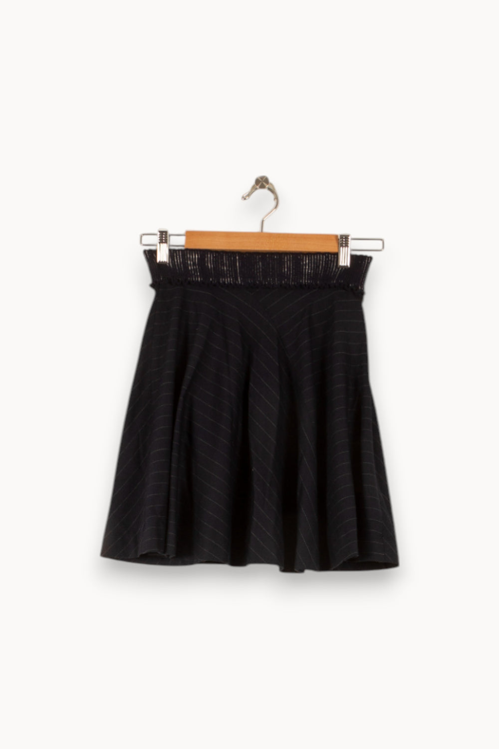 Jupe Courte Noire - Taille S/36 de la marque Sandro | PARAD48871 - Vendu par Paradigme - Image 2