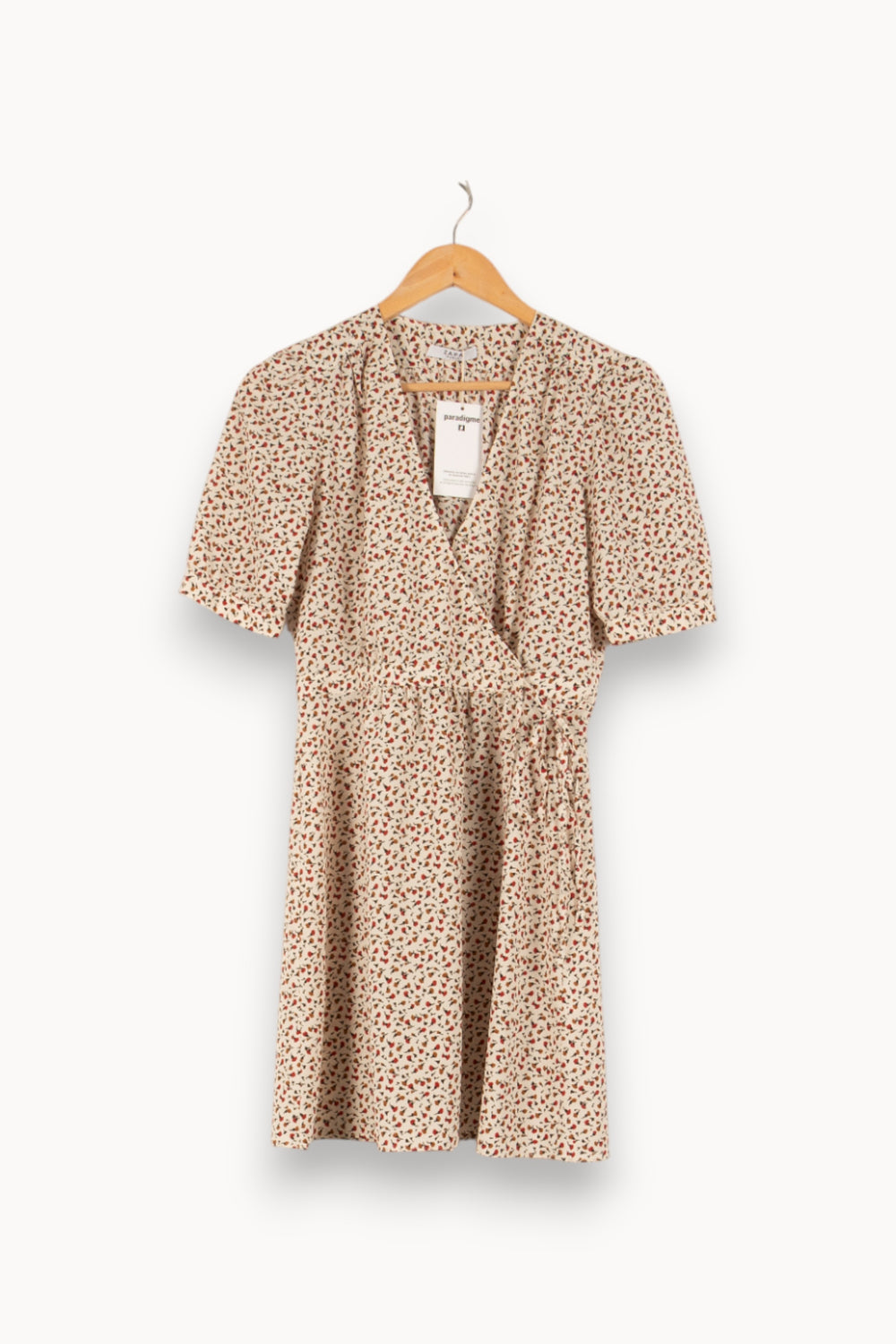 Robe Portefeuille Blanche et Rouge - Taille S/36 de la marque ZAPA | PARAD48880 - Vendu par Paradigme - Image 2