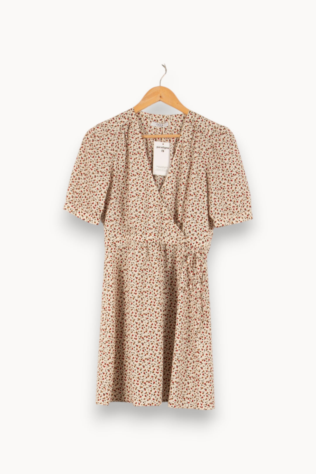 Robe Portefeuille Blanche et Rouge - Taille S/36 de la marque ZAPA | PARAD48880 - Vendu par Paradigme - Image 2
