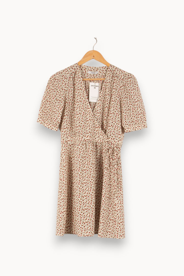 Robe Portefeuille Blanche et Rouge - Taille S/36 de la marque ZAPA | PARAD48880 - Vendu par Paradigme - Image 2