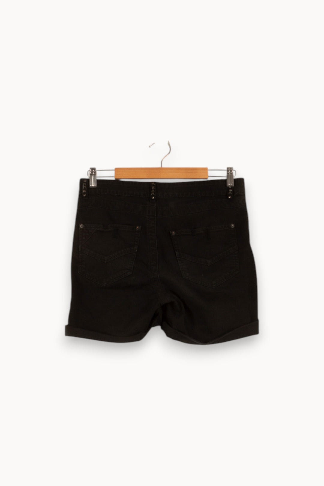 Short en Jean Noir - Taille M/38 de la marque Zadig&Voltaire | PARAD48891 - Vendu par Paradigme - Image 4