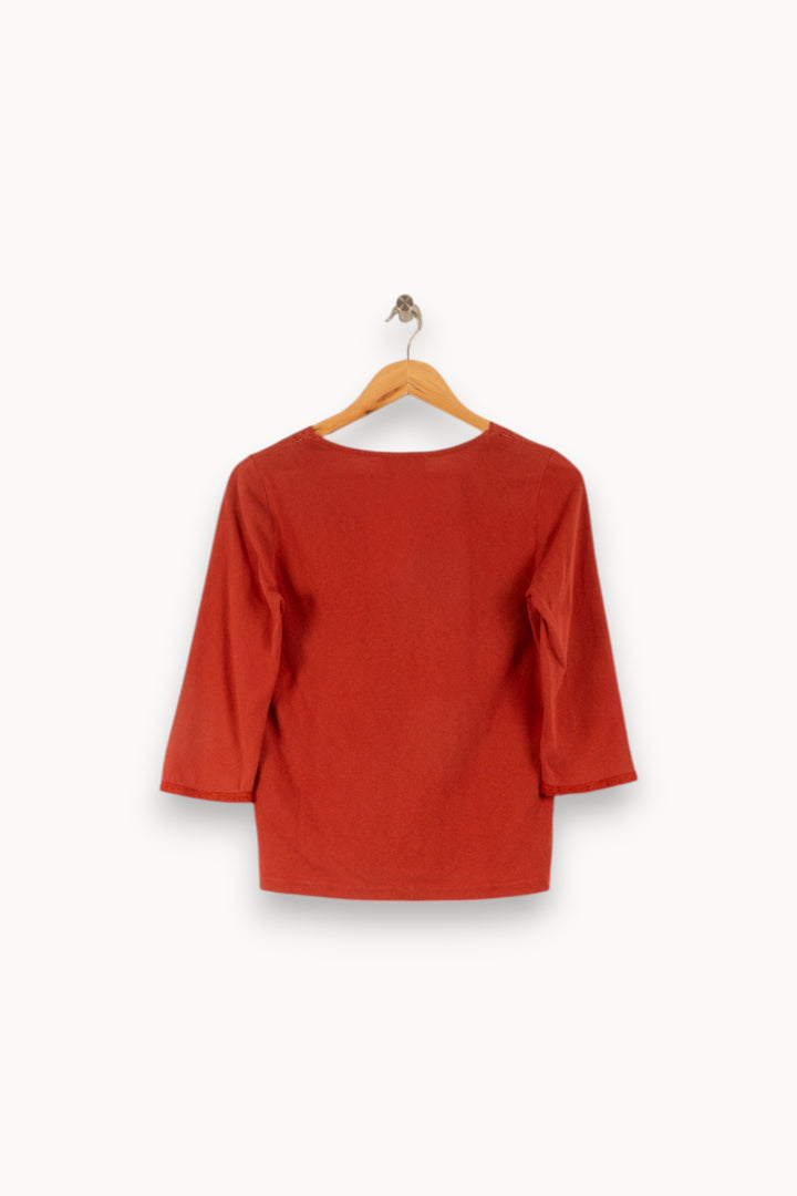 Tunique Orange - Taille S/36 de la marque Grace & Mila | PARAD48895 - Vendu par Paradigme - Image 4