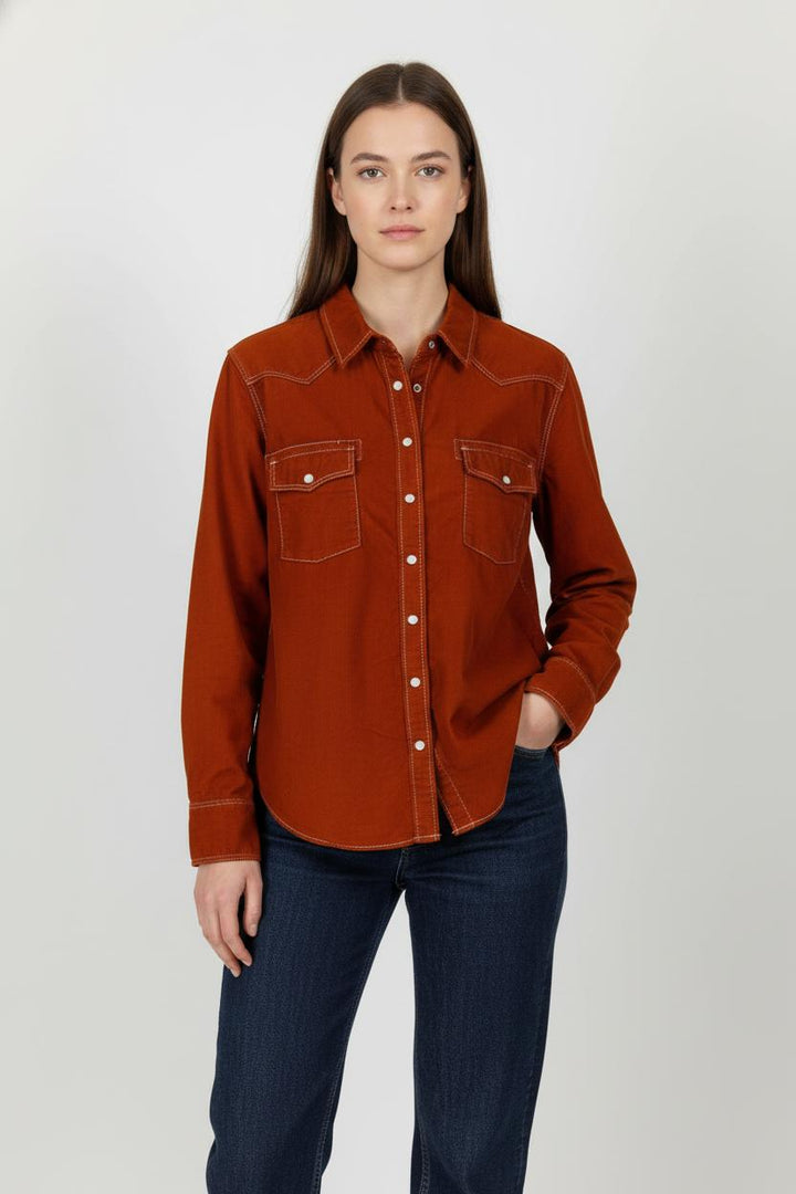 Chemise Orange - Taille L/40 de la marque Levi's | PARAD48897 - Vendu par Paradigme - Image 1