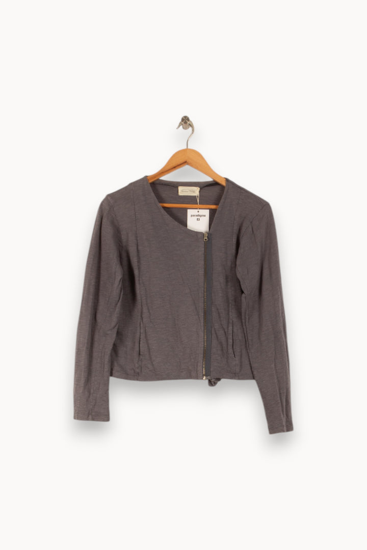 Gilet Gris - Taille M/38 de la marque American Vintage | PARAD48901 - Vendu par Paradigme - Image 2