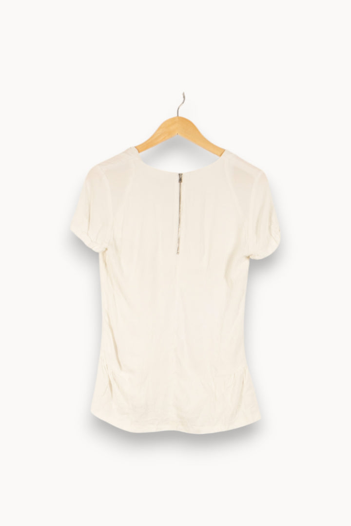 Blouse Blanche - Taille M/38 de la marque Sandro | PARAD48902 - Vendu par Paradigme - Image 4