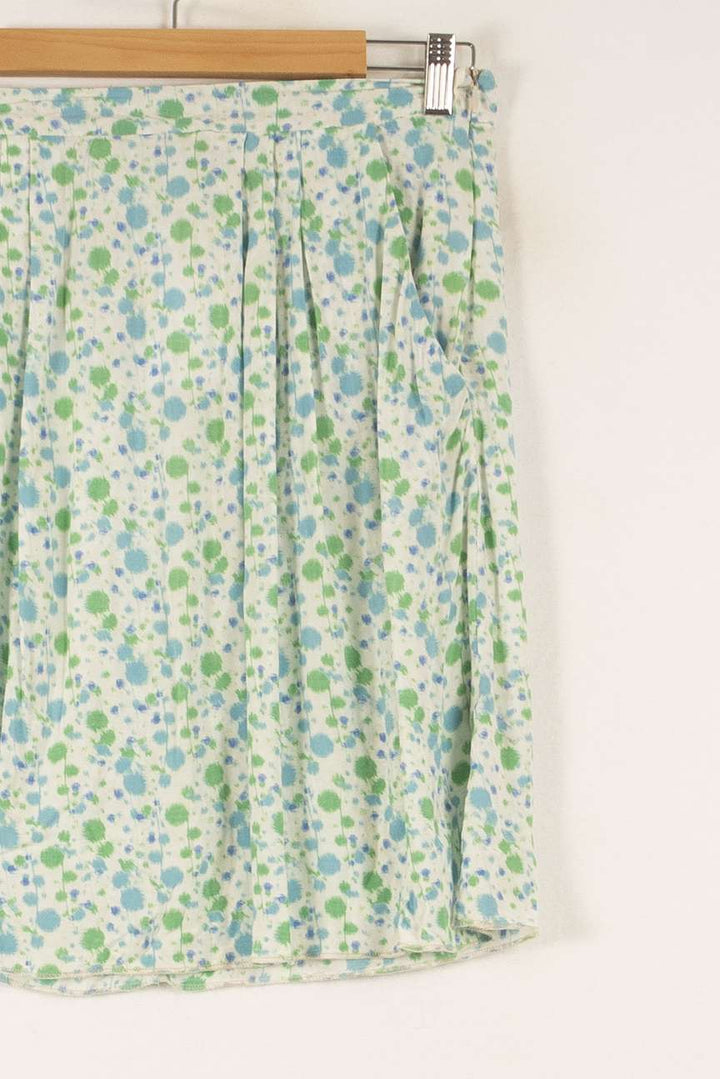 Jupe Courte Blanc Bleu et Vert - Taille L/40 de la marque Filippa K | PARAD48903 - Vendu par Paradigme - Image 3