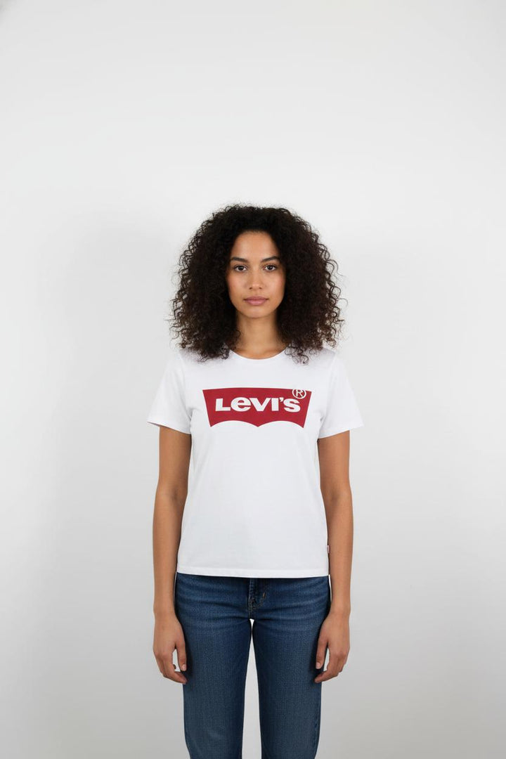 Tee-shirt Blanc et Rouge - Taille XS/34