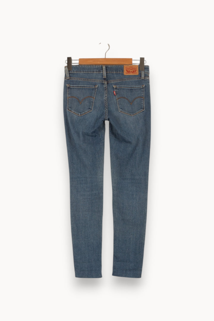 Jean Skinny Bleu - Taille S/36 de la marque Levi's | PARAD48908 - Vendu par Paradigme - Image 4
